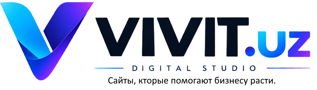 Логотип Создание сайтов на заказ в Ташкенте и Узбекистане — веб-студия ViViT